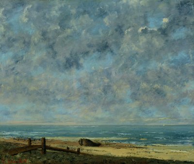 De Zee, c.1872 door Gustave Courbet